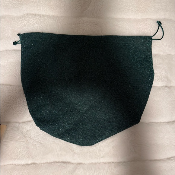 Dark Green Drawstring Pouch - Picture 3 of 8